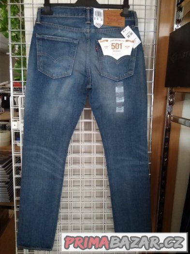 Pánské džíny Levis, skinny 501, W 30 L 30