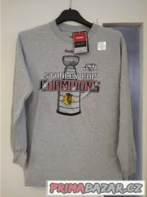 Šedá mikina Reebok, Stanley Cup Champions 2015, velikost S