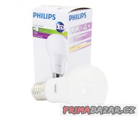 Stmívatelná Úsporná LED žárovka PHILIPS 9,5W závit E27