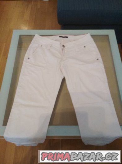 Bílé dámské kalhoty - jako nové