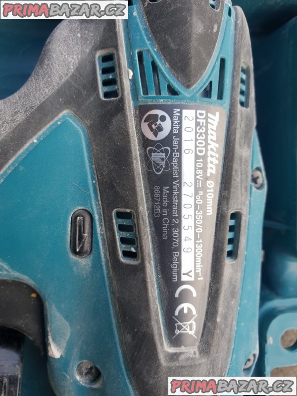 prodám zánovní Makita DF330DWE aku šroubovák Aku 2-ryychlostní prodám zánovní Makita DF330DWE aku šroubovák Aku 2-ryychlostní