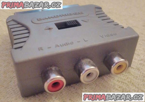 Redukce Bandridge scart M - 3x cinch F + DÁREK!!! Redukce Bandridge scart M - 3x cinch F + DÁREK!!!