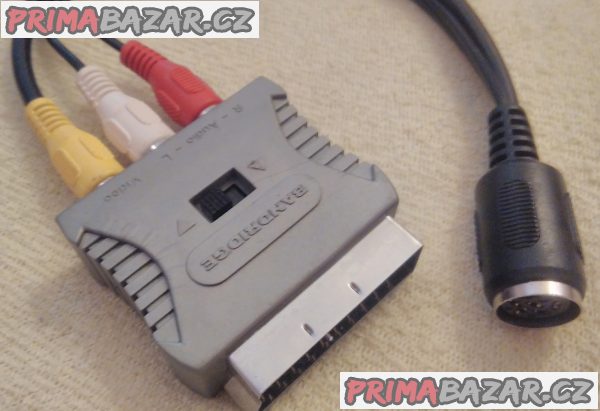 Redukce Bandridge scart M - 3x cinch F + DÁREK!!!