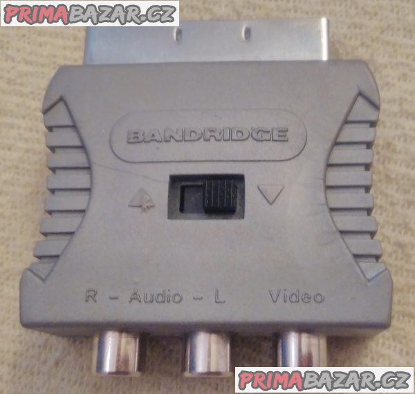 Redukce Bandridge scart M - 3x cinch F + DÁREK!!! Redukce Bandridge scart M - 3x cinch F + DÁREK!!!