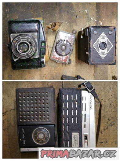Retro spotřebiče - magnetofony, gramofony, fotoaparáty