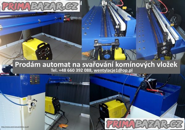 Prodám automat na svařování komínových vložek