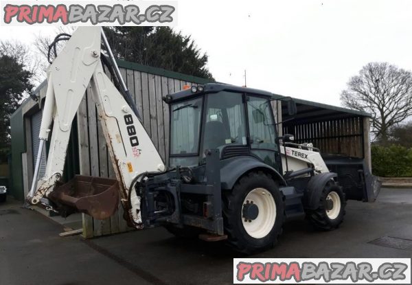 Traktorbagr Terex XS 8O8 TE - Plně funkční