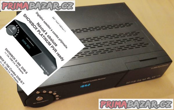 Satelitní digitální přijímač ShowBox Platinum S-300.