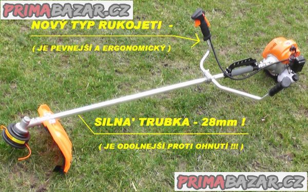 ABSOLUTNÍ NOVINKA NA TRHU –a POUZE U NÁS- /NÁŠ VLASTNÍ ORIGINÁLNÍ VÝROBEK/ Pojízdný -kolečkový- křovinořez ABSOLUT KK-M-52ccm – fotografie 8