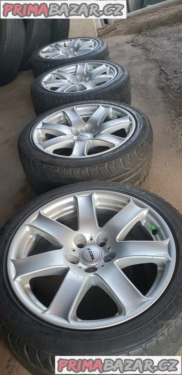 alu kola elekktrony Rial fl807 bmw Volkswagen 5x120 8jx17 et30 pneu kumho 225/45 r17 91h