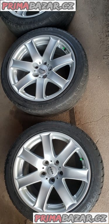 alu kola elekktrony Rial fl807 bmw Volkswagen 5x120 8jx17 et30 pneu kumho 225/45 r17 91h