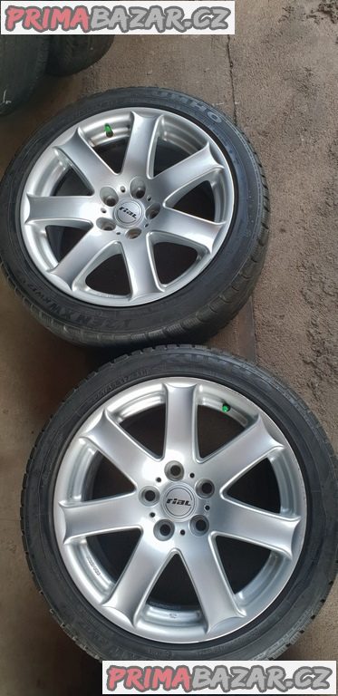 alu kola elekktrony Rial fl807 bmw Volkswagen 5x120 8jx17 et30 pneu kumho 225/45 r17 91h