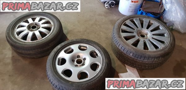 3x alu kolo audi 2x r16 1x nové pneu 205/55 r16