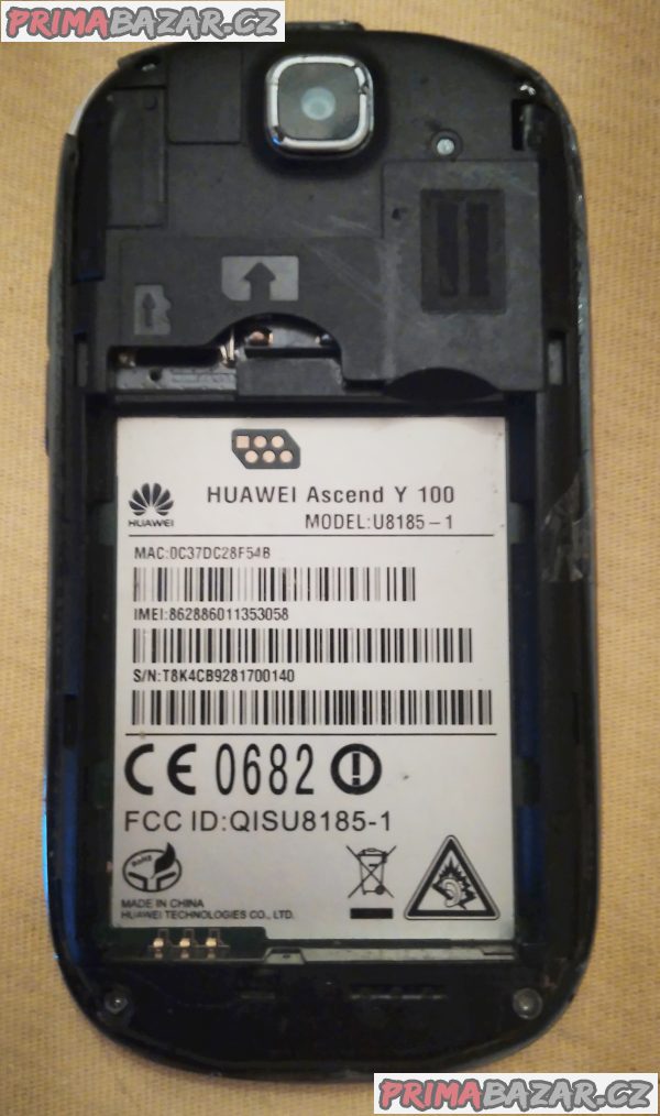 Huawei Ascend Y 100 - k opravě nebo na náhradní díly!!!