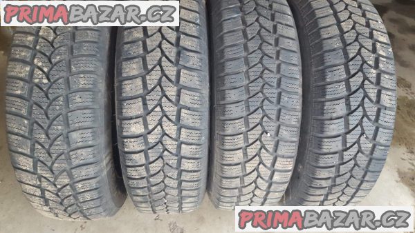 4x plechové disky s pneu 80-90% vzorek 5x100 6jx15 et38 4x plechové disky s pneu 80-90% vzorek 5x100 6jx15 et38