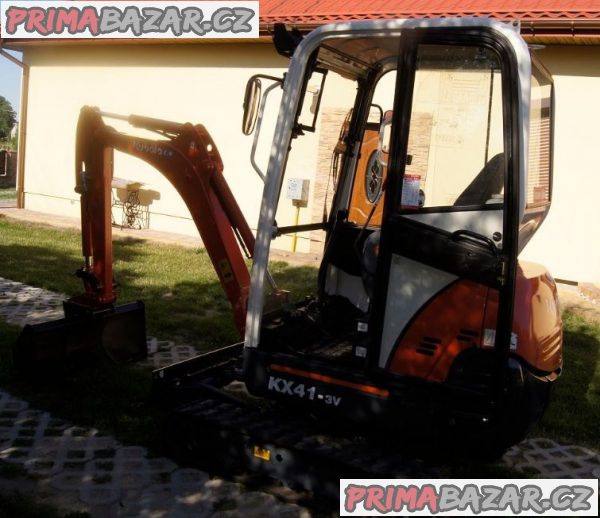 Mini rýpadlo Kubota KX41-3V