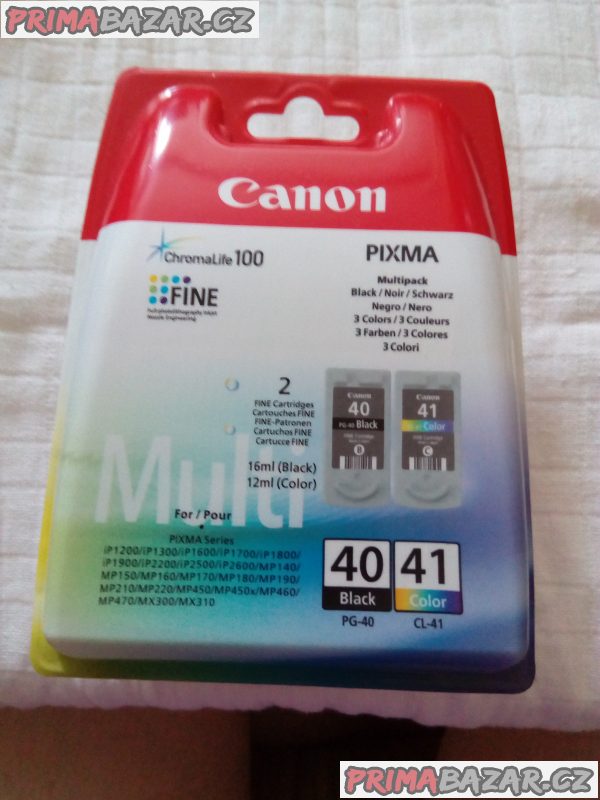 Nabídka náplní do tiskárny CANON PIXMA.