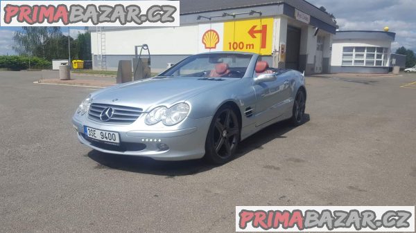 Mercedes AMG SL 500 225kw, palivo benzin