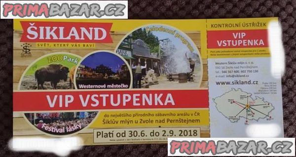 Šikland westernové městečko vstupenky