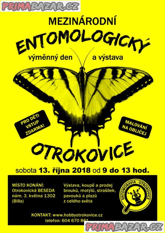 Entomologická výstava, OTROKOVICE, 13.10