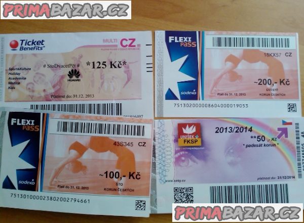 Koupím FlexiPass,Unišek,Ticket Benefits,stravenky