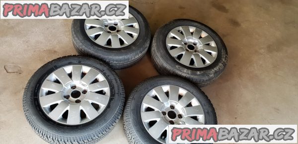 alu kola elektrony citroen peugeot melbourne 4x108 6jx15 et18 pneu 2x hankook 185/65 r15