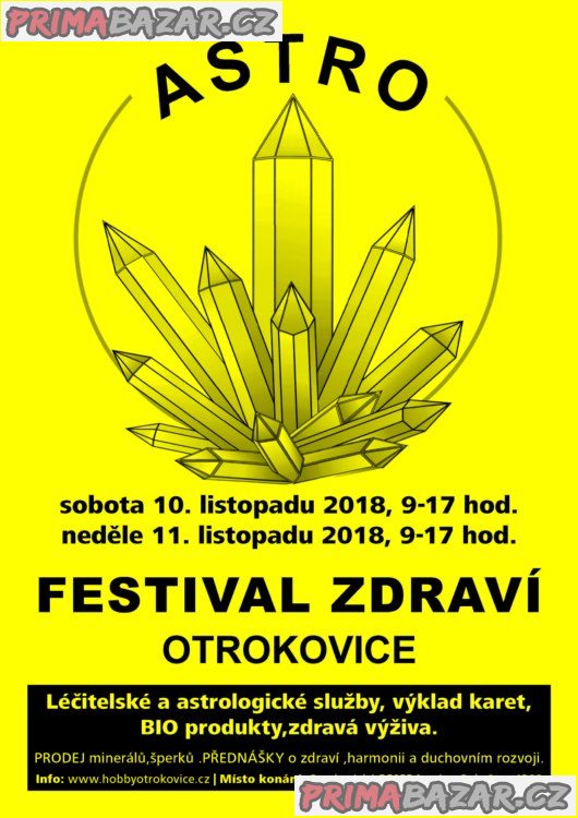 Astro-Festival zdraví, OTROKOVICE, 10.-11.11.2018