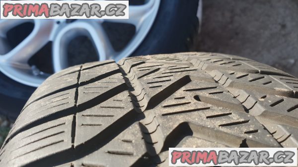 zánovní alu kola elektrony mini skoda vw 5x112 s pneu pirelli 6855103 6.5jx16 et54