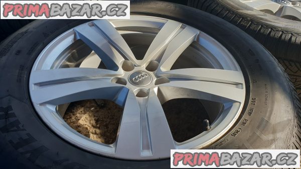 zánovní sada alu kola Audi Q7 s-line 4M0601025A 5x112 8jx18 et25