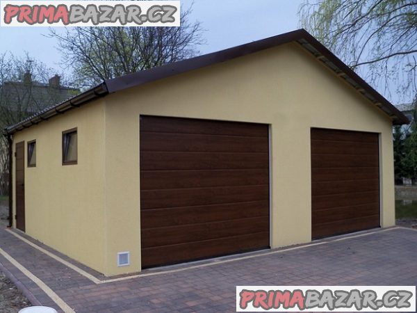 Omítnutá montovaná garáž - celá ČR Omítnutá montovaná garáž - celá ČR