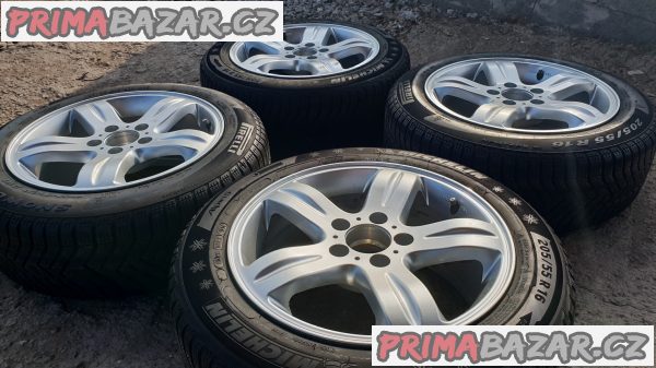 alu kola elektrony mercedes 5x112 s pneu michelin 5x112 7.5jx16 et45