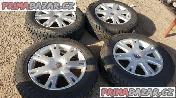 alu kola elektrony Volkswagen 7l6601s pneu dunlop 255/55 r18 109v 5x130 8jx18 et57