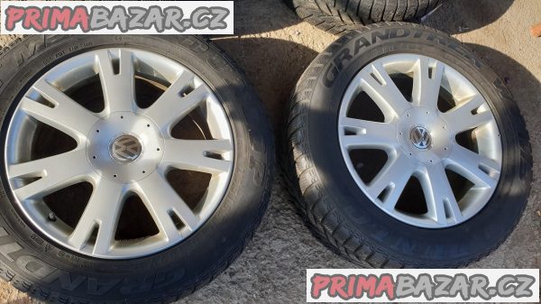 alu kola elektrony Volkswagen 7l6601s pneu dunlop 255/55 r18 109v 5x130 8jx18 et57