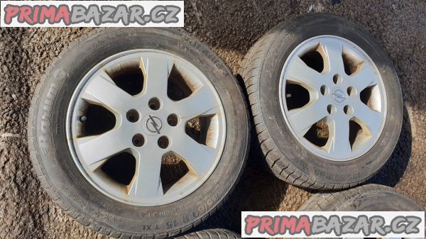 alu kola elektrony opel s pneu barum 5x110 6jx15 et49