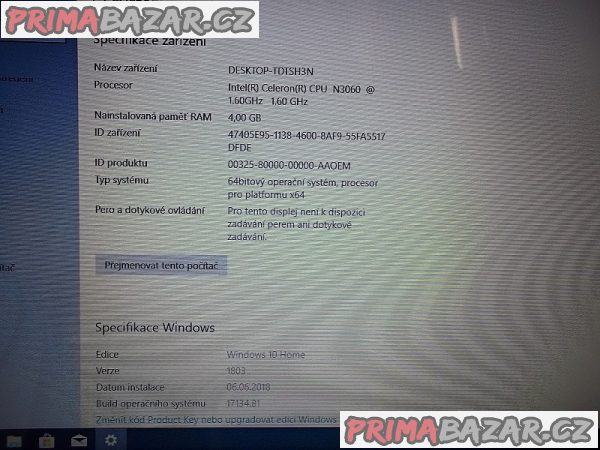 Notebook LENOVO Ideapad 110