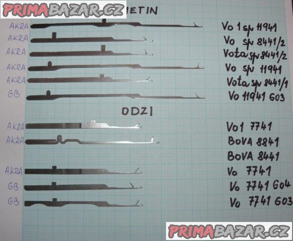 Pletací jehla Vota sp 8441/1 ( AKRA) -100 ks