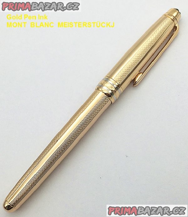 Zlaté plnicí pero Mont Blanc - Meisterstück, Zlaté plnicí pero Mont Blanc - Meisterstück,