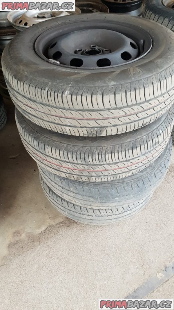 plechove disky s pneu letni firestone 40-30% vzorek 5x100 6jx14 et38 pneu 175/80 r14 88h