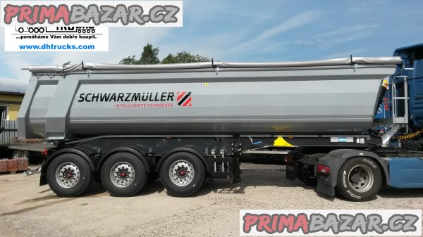 Pronájem sklápěcího návěsu SCHWARZMÜLLER 29 m3 HARDOX / 2 ZVEDAČKY Pronájem sklápěcího návěsu SCHWARZMÜLLER 29 m3 HARDOX / 2 ZVEDAČKY