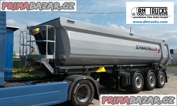 Pronájem sklápěcího návěsu SCHWARZMÜLLER 29 m3 HARDOX / 2 ZVEDAČKY Pronájem sklápěcího návěsu SCHWARZMÜLLER 29 m3 HARDOX / 2 ZVEDAČKY
