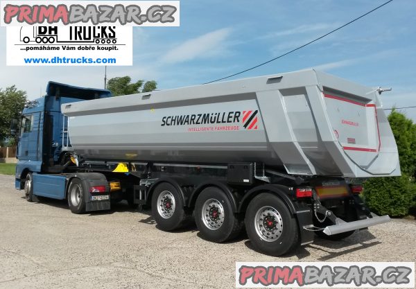 Pronájem sklápěcího návěsu SCHWARZMÜLLER 29 m3 HARDOX / 2 ZVEDAČKY Pronájem sklápěcího návěsu SCHWARZMÜLLER 29 m3 HARDOX / 2 ZVEDAČKY