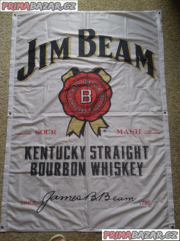 JIM BEAM vlajka 130x100cm s 6. oky