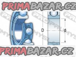 Ložisko 6200 2Z P6 - jednořadé kuličkové (10x30x9) mm
