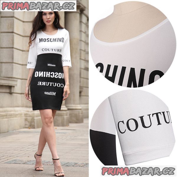 LUXUSNÍ ŠATY MOSCHINO LUXUSNÍ ŠATY MOSCHINO