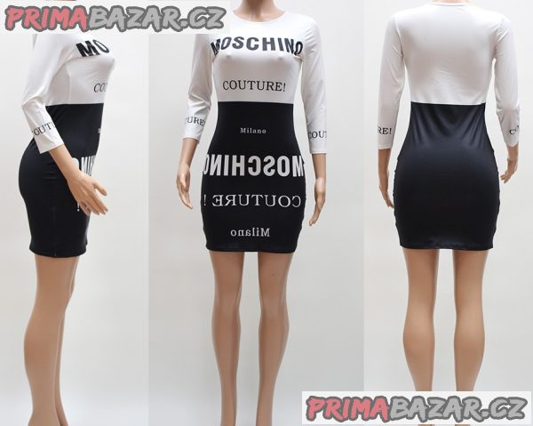 LUXUSNÍ ŠATY MOSCHINO LUXUSNÍ ŠATY MOSCHINO