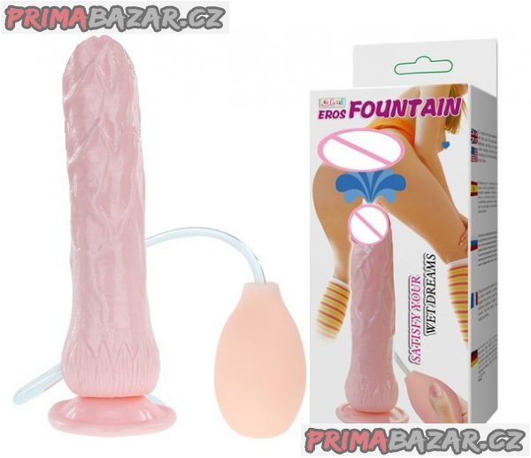 Stříkající realistické dildo Stříkající realistické dildo