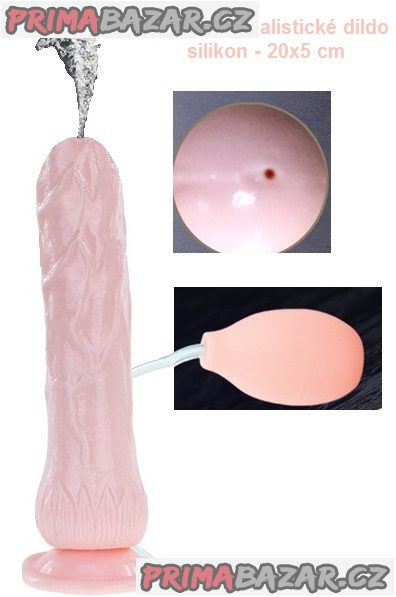 Stříkající realistické dildo Stříkající realistické dildo