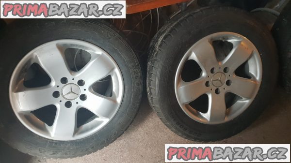 alu kola elektrony Mercedes dodávky 5x112 7.5jx16 et45