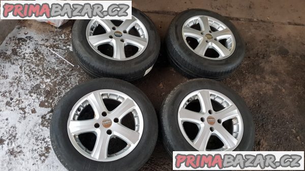 alu kola elektrony MAM v super stavu bez odrenin 4x108 6.5jx15 et37 pneu kleber 195/60 r15