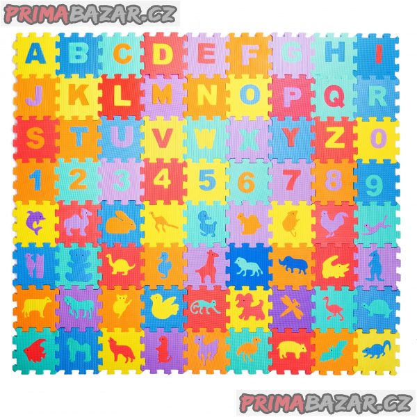Pěnové puzzle ( mix 72 ks ) Pěnové puzzle ( mix 72 ks )